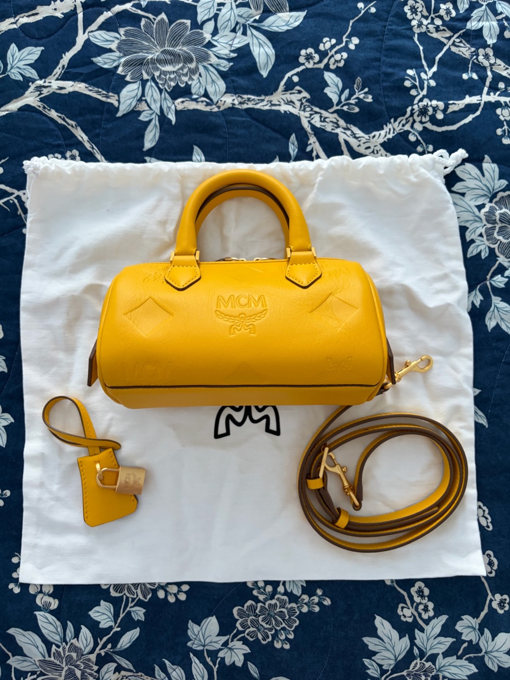 MCM Yellow Mini Bag